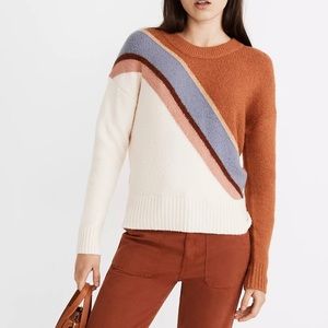 Madewell Striped Lyford Pullover
Sweater in Coziest Textured
Yarn